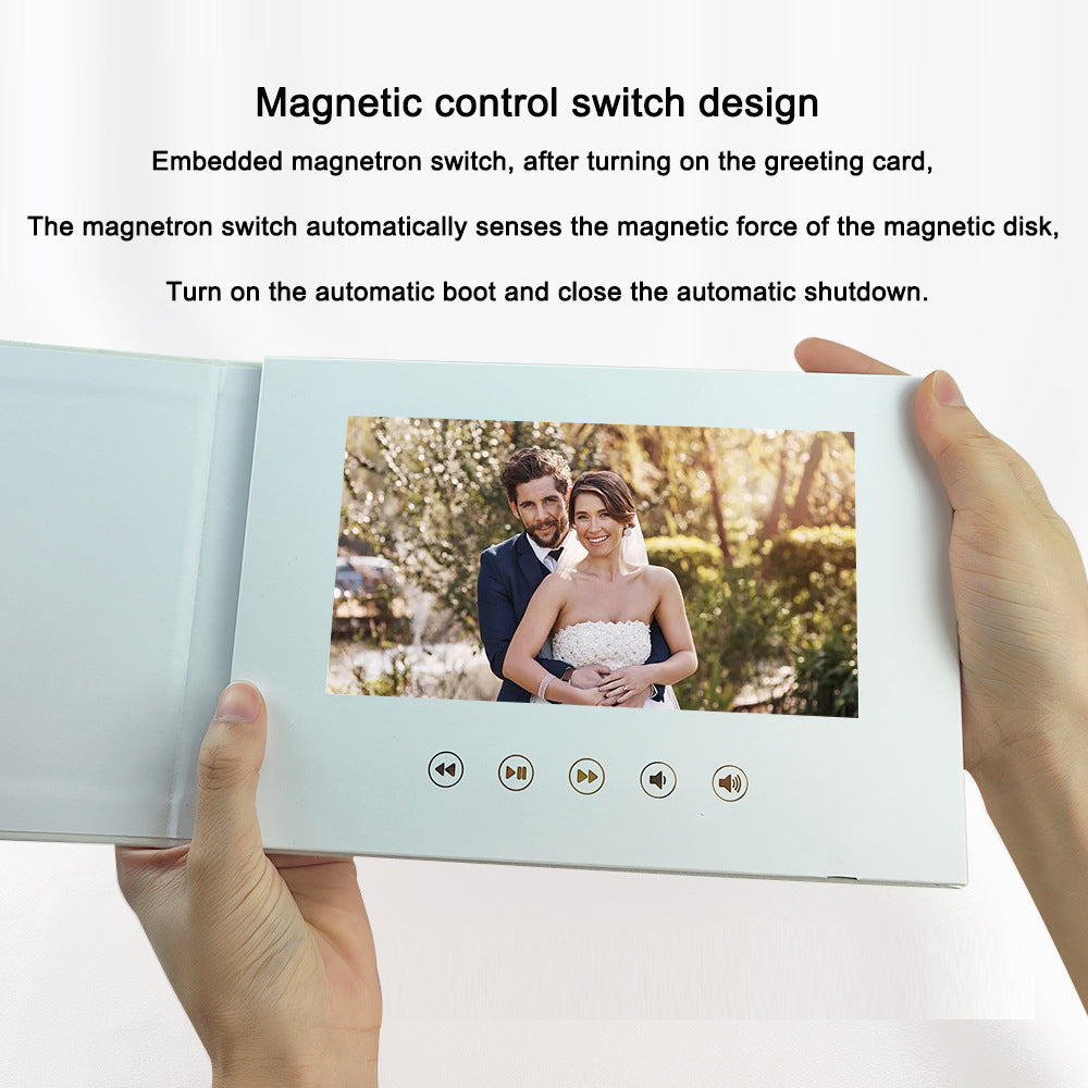 Elegant Video Invitation Brochure for Weddings