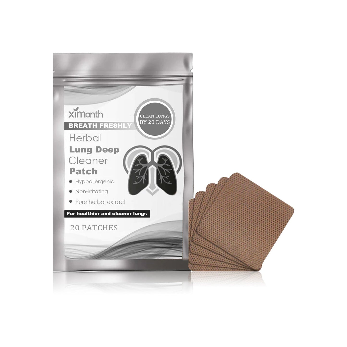 Herbal Lung Deep Cleaner Patch for Relaxation and Comfort