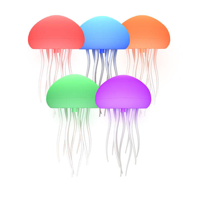 RGB Color Change Chandelier USB Rechargeable Jellyfish LED Lamp Garden Decoration LED Light With Voice Control - Korvel
