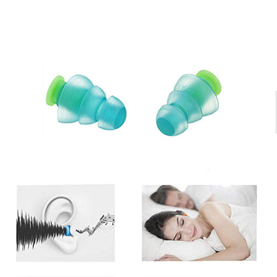 1 Pair Ear Plugs for Sleeping Silicone Noise Reduction Earplug Motorcycles Concerts DJ Reusable Music Filter Anti Noise Ear Plug - Korvel