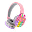 New Net Celebrity Head-Mounted Unicorn Cartoon Decompression Earmuffs Rainbow Bluetooth Stereo Headset Long Battery Life - Korvel