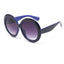 Personalized Dual Color Circular Sunglasses for Women