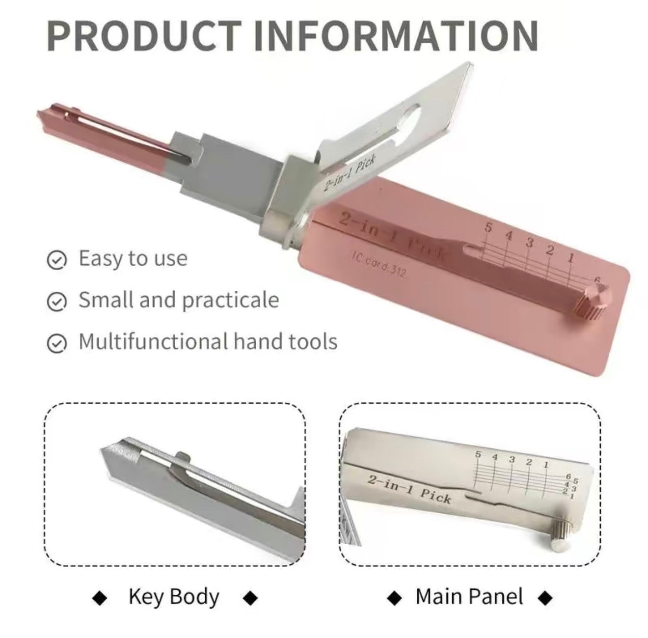DualFix Home Tool - 2-in-1 Multifunctional Hand Tool Set