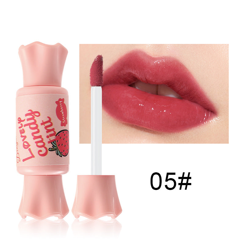 Dragonranee Mirror Pink Candy Lip Glaze Female Student Models Cute Waterproof Lipstick Dyed Lip Liquid - Korvel