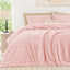 Juego de edredón esponjoso EXQ Home - Tamaño King Rosa