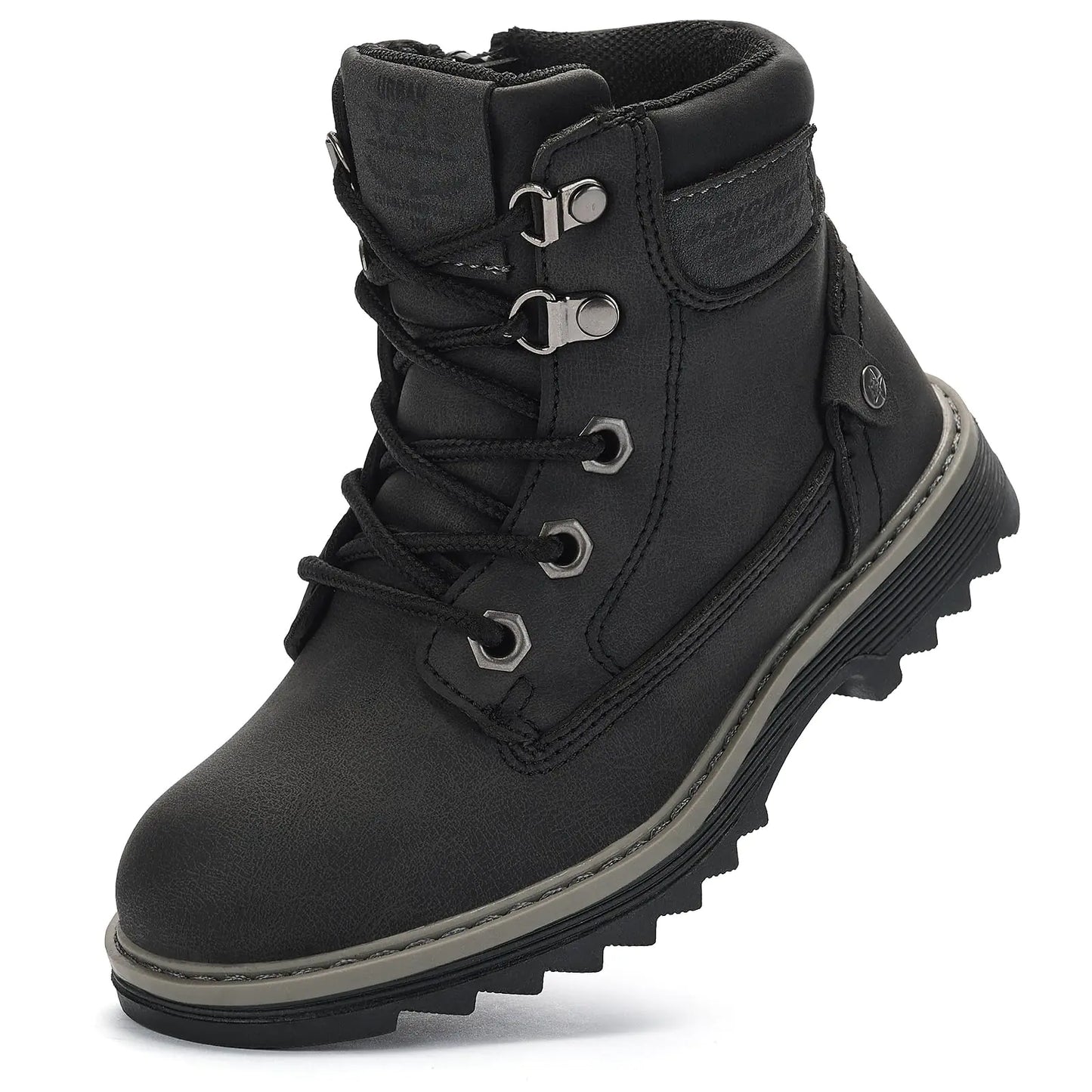 Botas de senderismo unisex para niños TZJS - Botas de tobillo resistentes al agua
