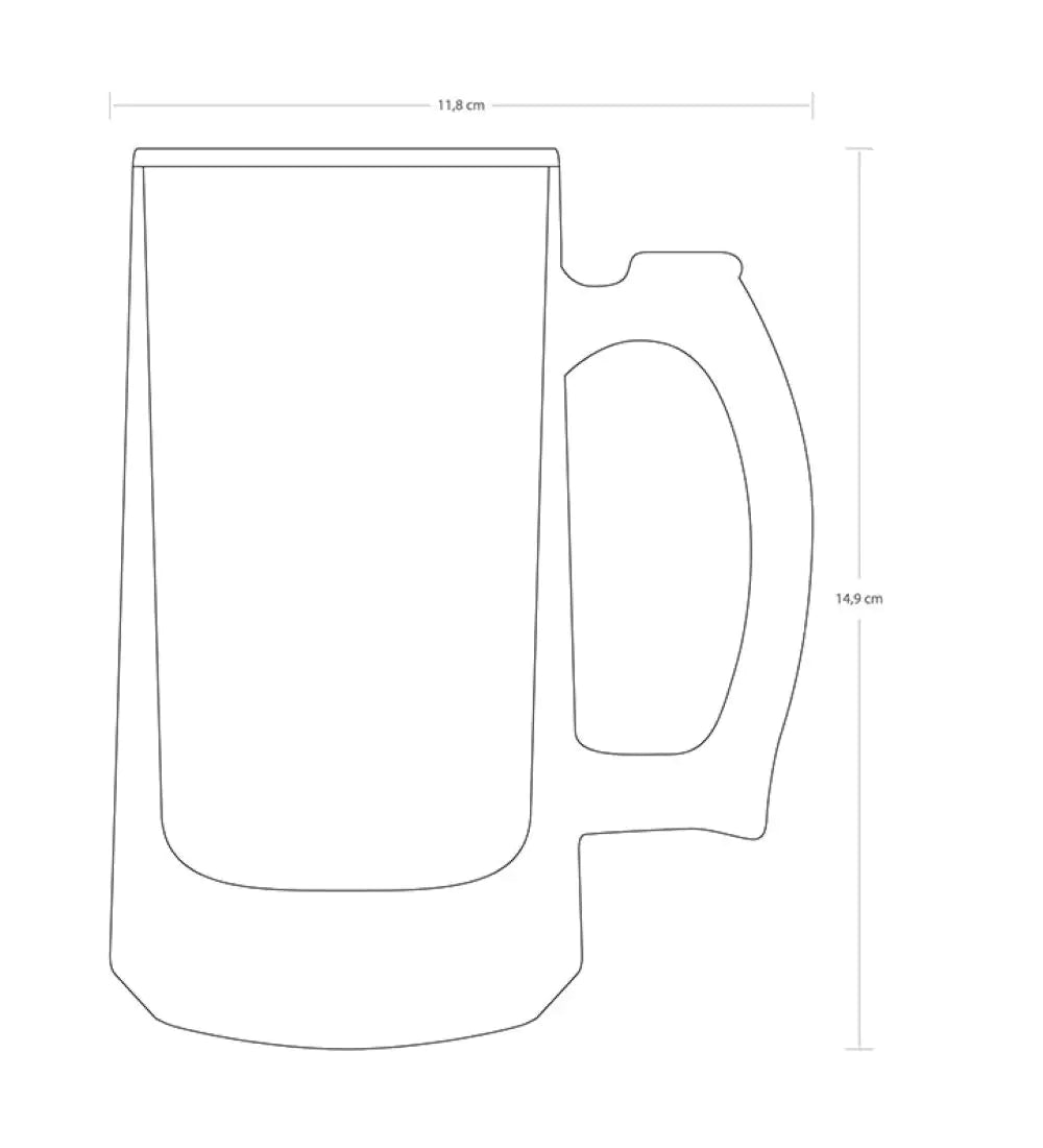 Vasos de Cerveza Paşabahçe Pub con Asa - Set de 2