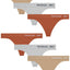 Reebok Women's Seamless Thongs - Pack de 6 Sous-vêtements Respirants