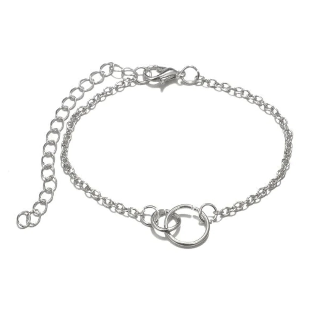 Ensemble de Bracelets Empilés #7 Argent