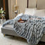 Luxury Faux Rabbit Fur Winter Blanket