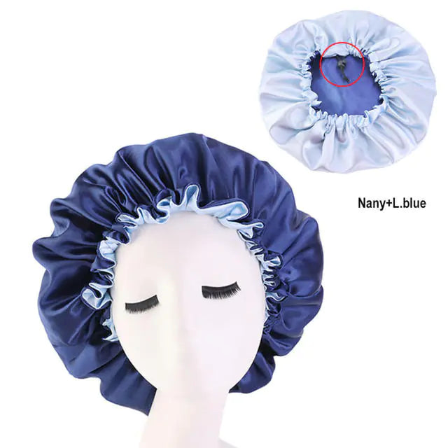 Bonnet de Nuit Satin pour Femmes pour la Protection des Cheveux
