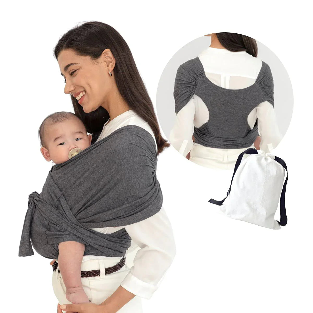 SnugX Baby Sling - Portabebés Cómodo