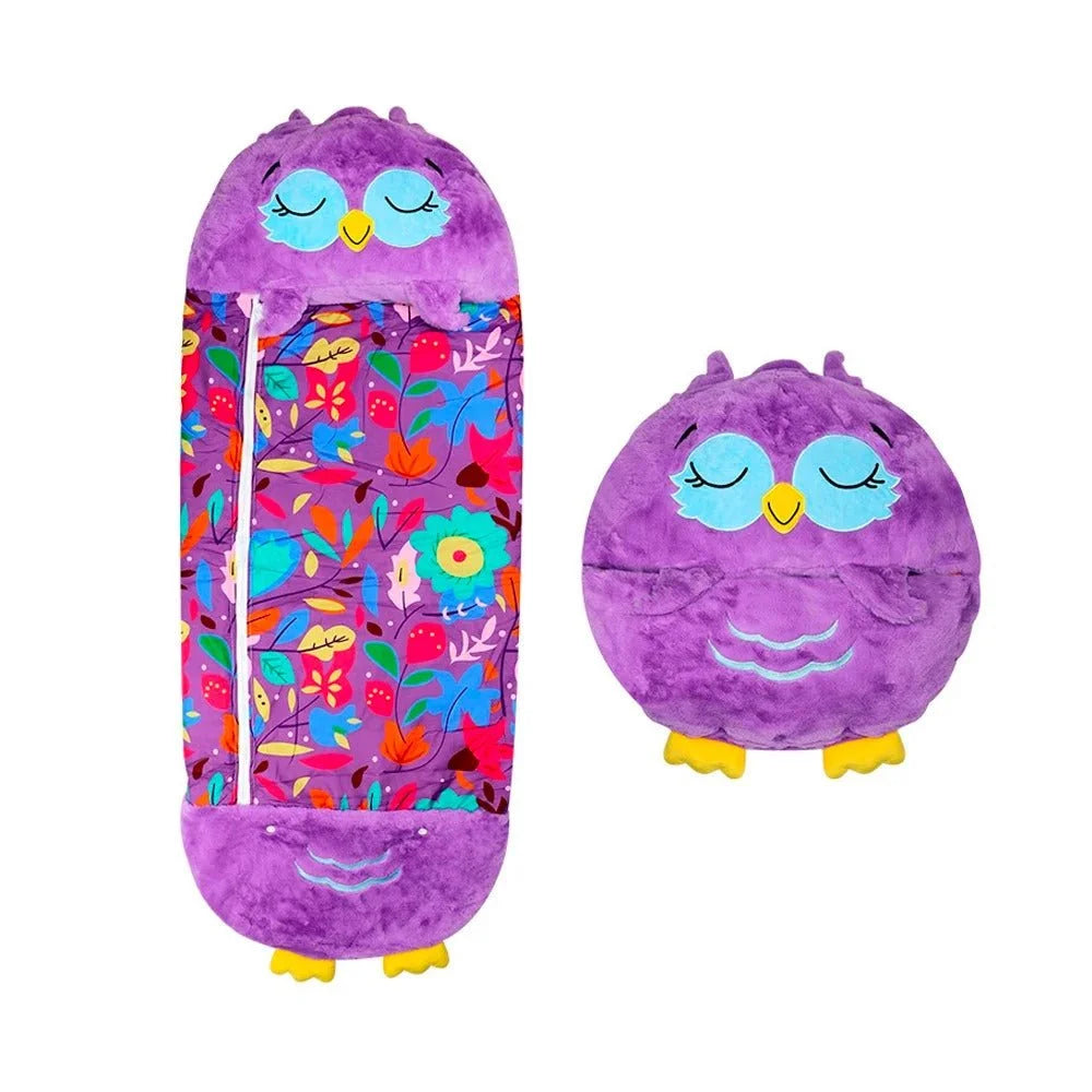 Sac de couchage animal douillet pour enfants
