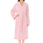 Robe en peluche douce pour femmes PAVILIA Premium - Rose clair 2X-3X