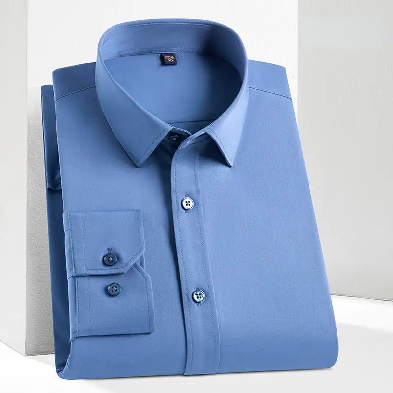 Hydrophobic Short Sleeve Business Shirt for Men