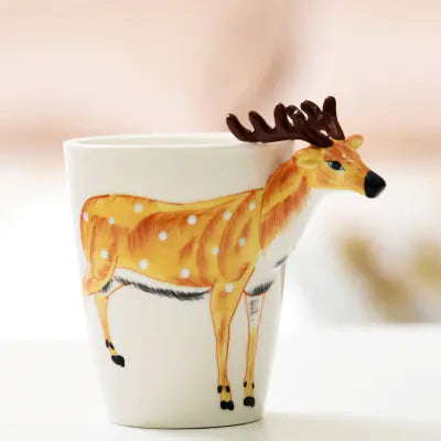 3D Animal Ceramic Mug - Unique Drinkware