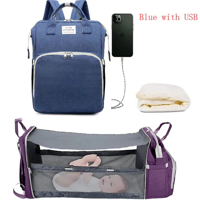 Cama portátil para bebés para viajar y en casa