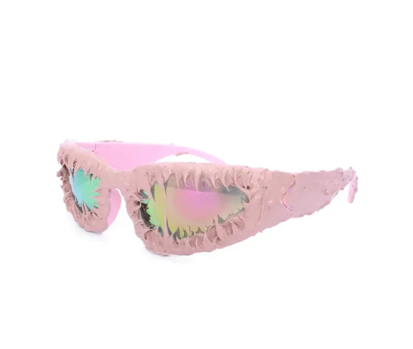 Lunettes de soleil punk en forme d'œil de chat – Lunettes unisexes audacieuses