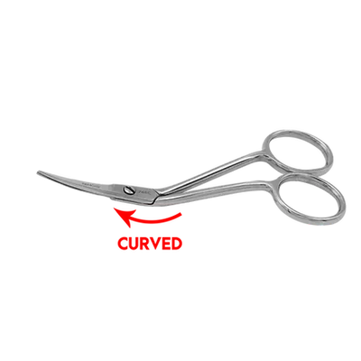 Ciseaux de broderie mini double courbés à pointe fine de 4"