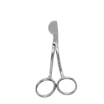 4" Mini Duckbill Applique Scissors - Silver Shimmer