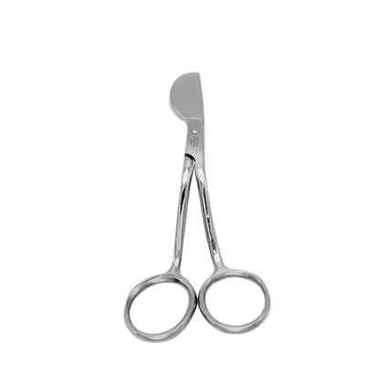 4" Mini Duckbill Applique Scissors - Silver Shimmer