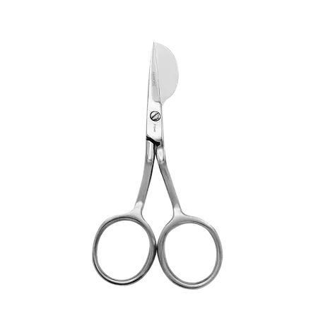 4" Mini Duckbill Applique Scissors - Silver Shimmer