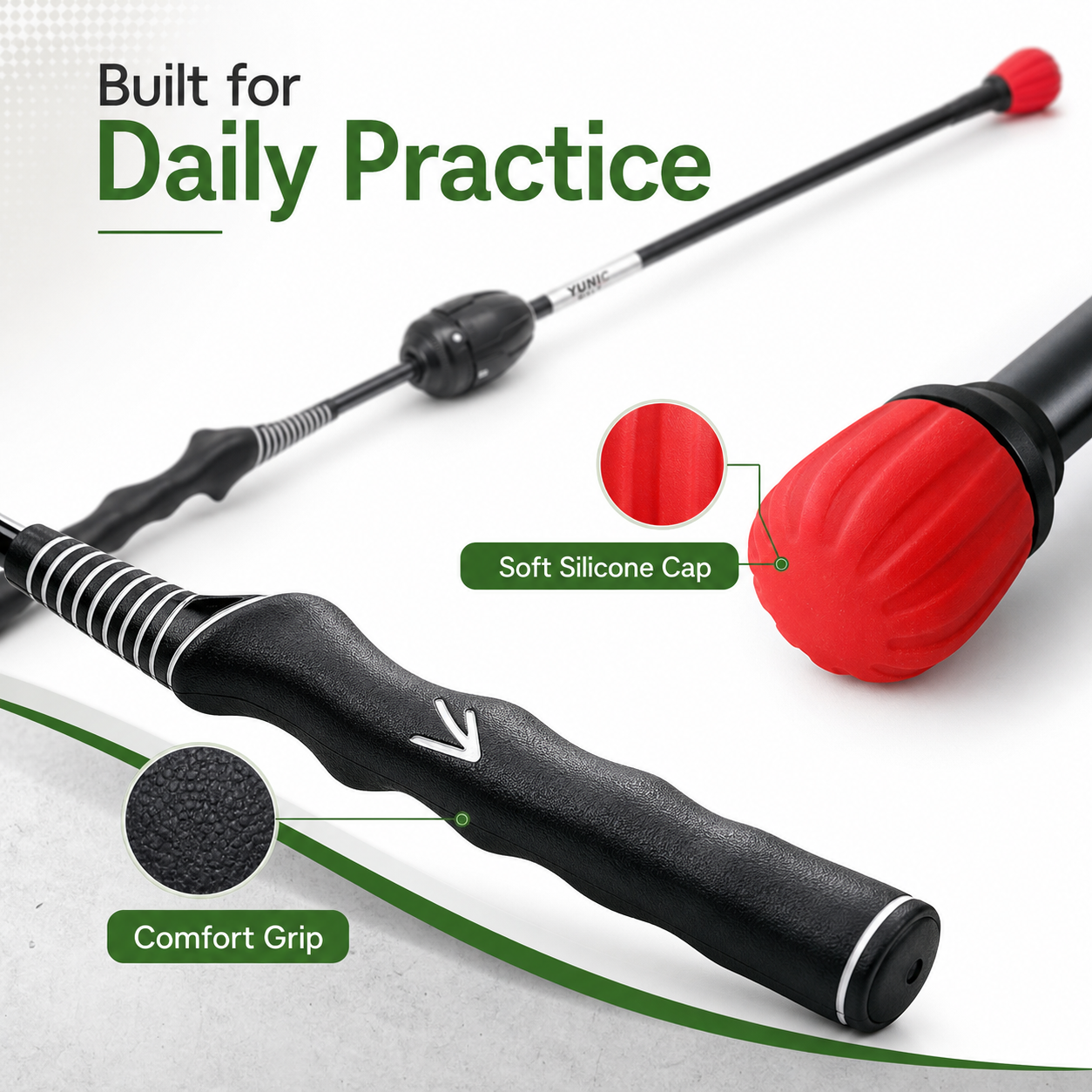 Adjustable Golf Swing Trainer by Yunic - Enhance Your Game
