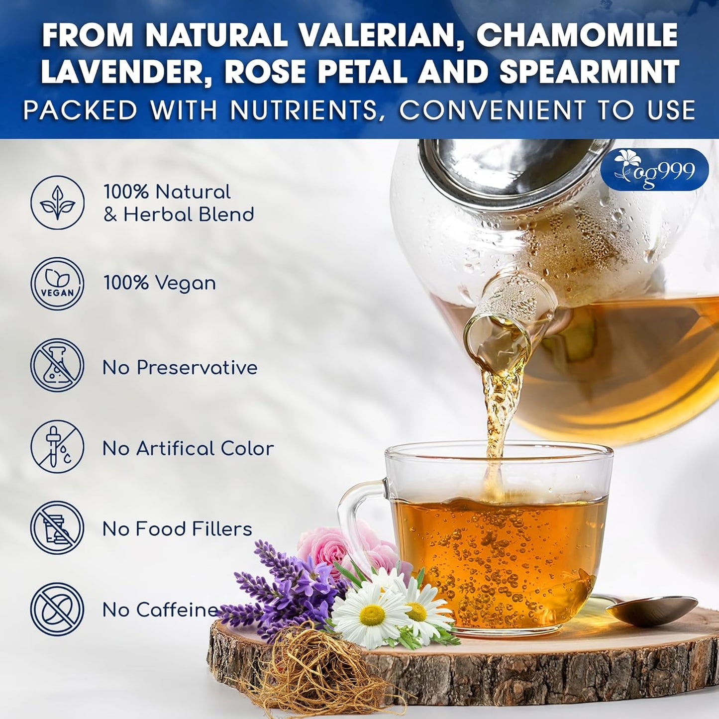 Premium Valerian Tea for Relaxation and Enjoyment