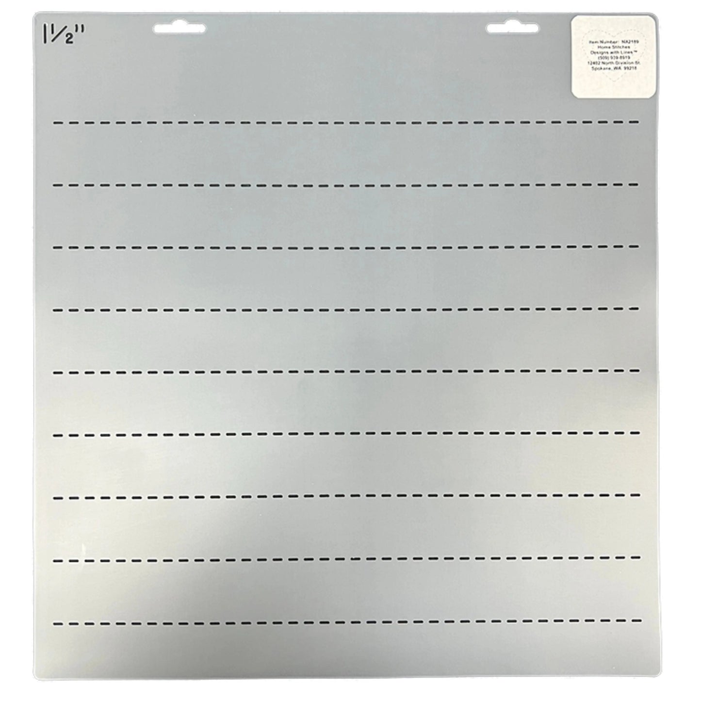 Plantilla de líneas rectas 2379 1 1/2" 9"