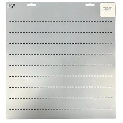 2379 1 1/2" Pochoir Lignes Droites 9"