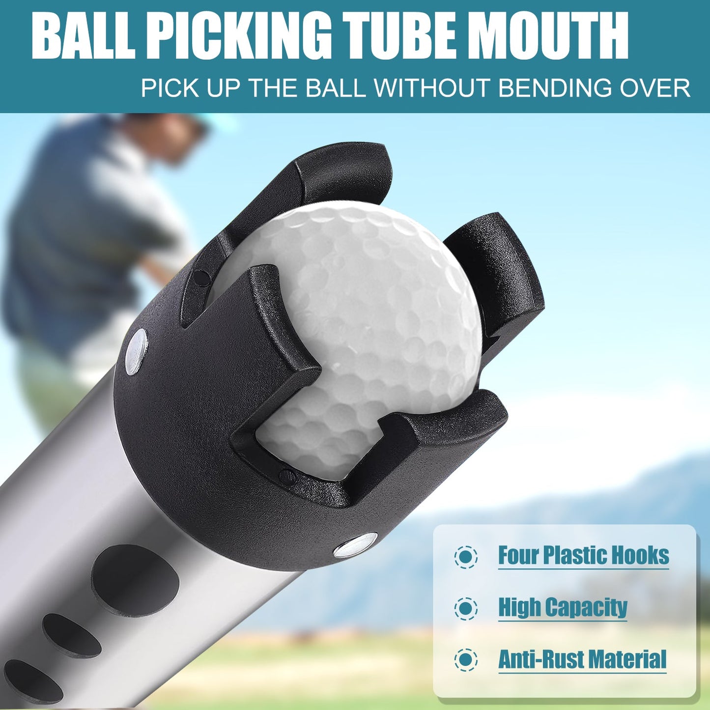 Portable Detachable Golf Ball Collector - Korvel