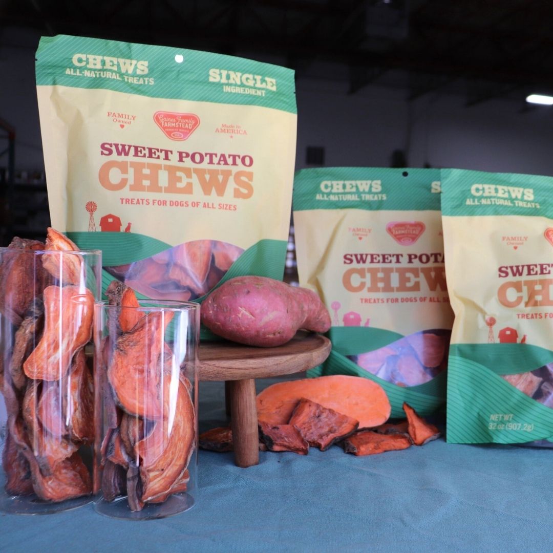All-Natural Sweet Potato Dog Chews - Healthy Treats - Korvel