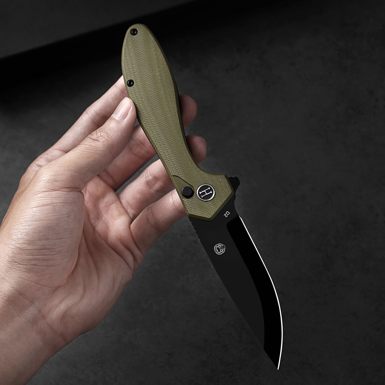 Ultimate Vector Folding Pocket Knife Gift Set for Outdoor Enthusiasts (Green & Black) - Korvel