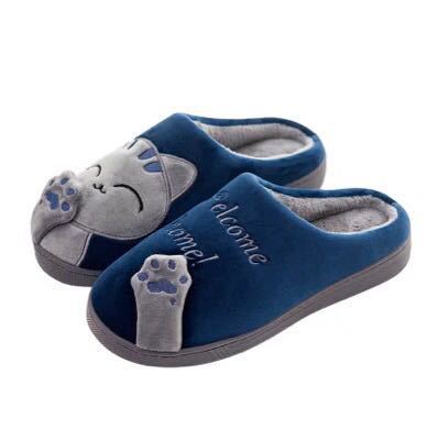 Zapatillas de Casa con Estampado de Gato para Mujeres y Hombres