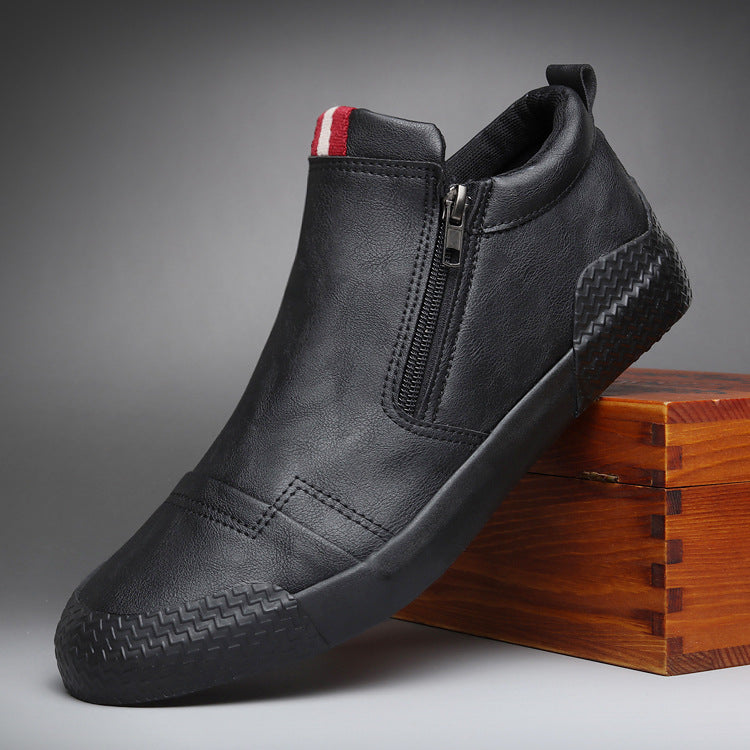 Men's Casual Winter Ankle Boots - Stylish & Warm Footwear