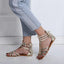Sandalias de Cuero Casual para Mujer con Soporte Arqueado