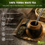 Yerba Mate Tea Bags, Hi-Caffeine, Unsmoked Yerba Mate Tea Bags, Super-Green Yerba Mate, No Dust - Korvel