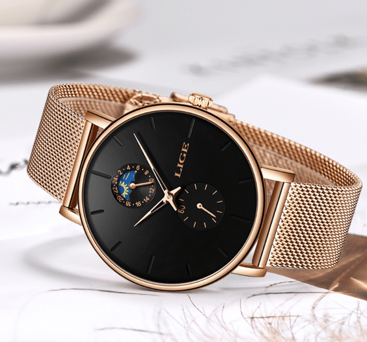 Montre Étanche Élégante pour Femme avec Chronomètres