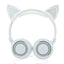 Esonstyle Kids Over-Ear Headphones with LED Cat Ears