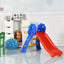 2 Step Indoor Kids Plastic Folding Slide with Basketball Hoop