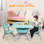 Gbruno Kids Activity Table & Chair Set with Storage - Blue
