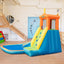 Inflatable Water Slide Bounce House with 740W Blower