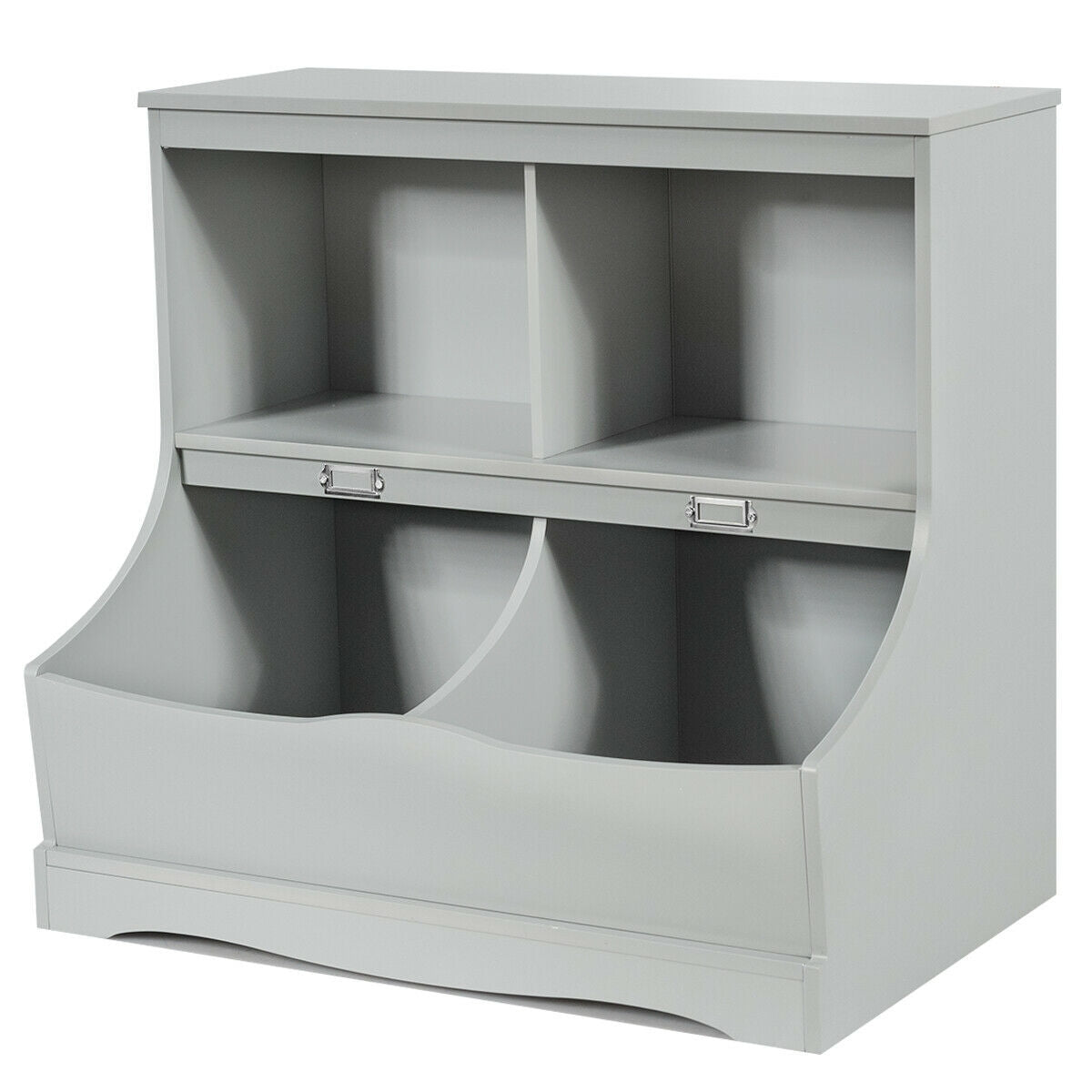 Kids Multi-Functional Floor Cabinet - Gray