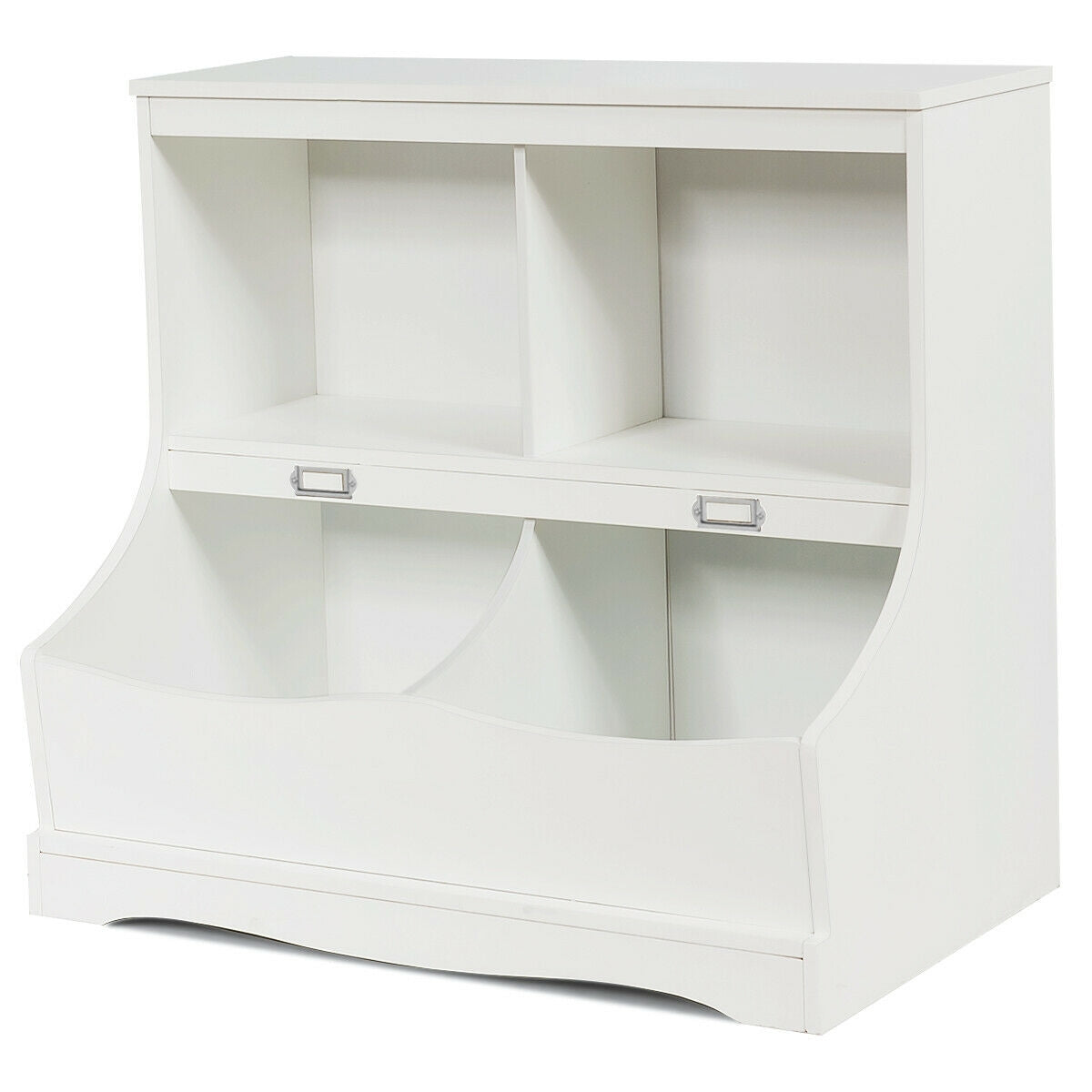 Kids Multi-Functional Floor Cabinet - White
