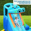 Château gonflable avec toboggan Hippo et souffleur