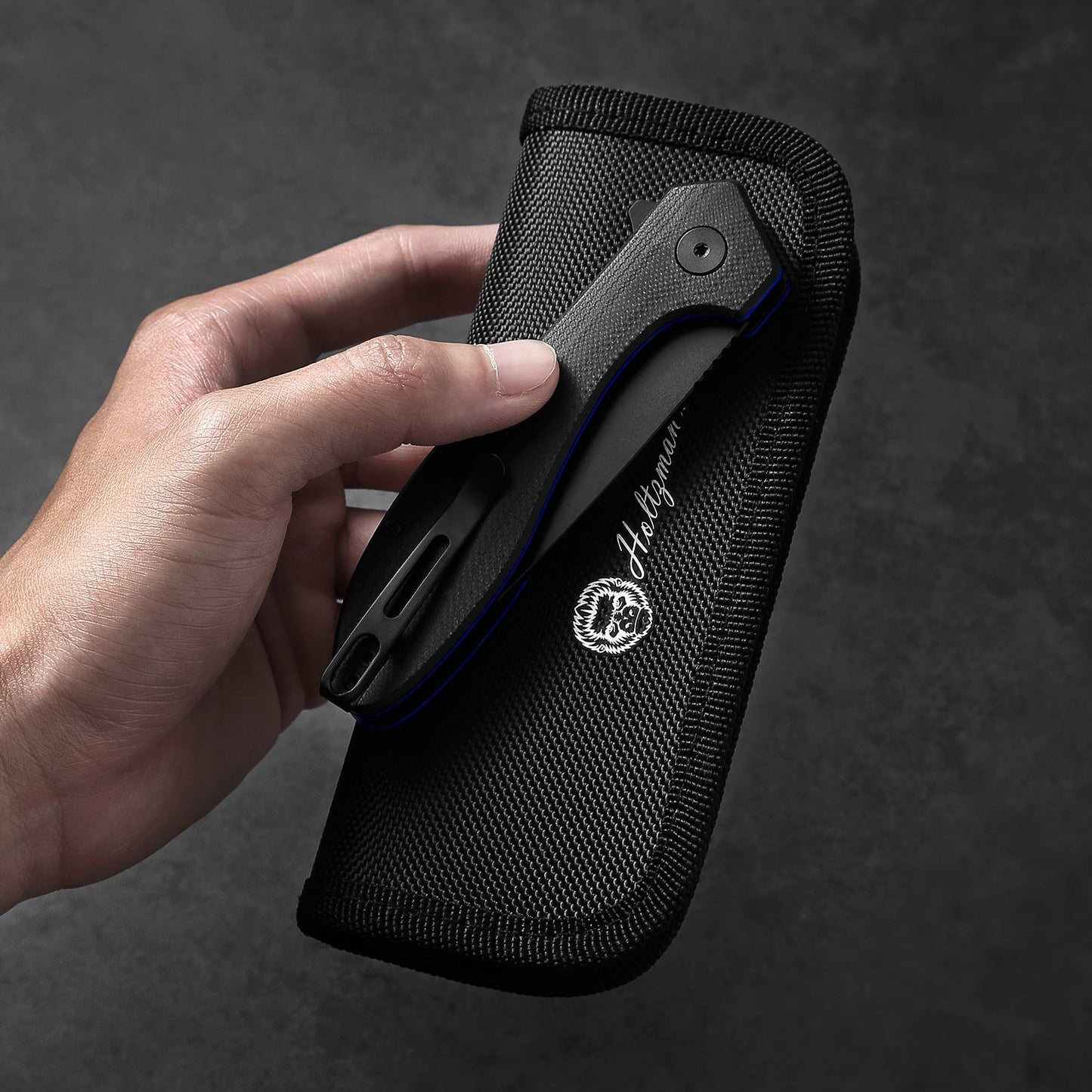 Ultimate Vector Folding Pocket Knife Gift Set for Outdoor Enthusiasts (Black) - Korvel