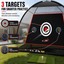 Filet d'entraînement de golf 3 m x 2,1 m - Modèle de tente portable
