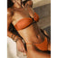 Folds Bikini Swimsuit Set for Women - Classic Two-Piece Design