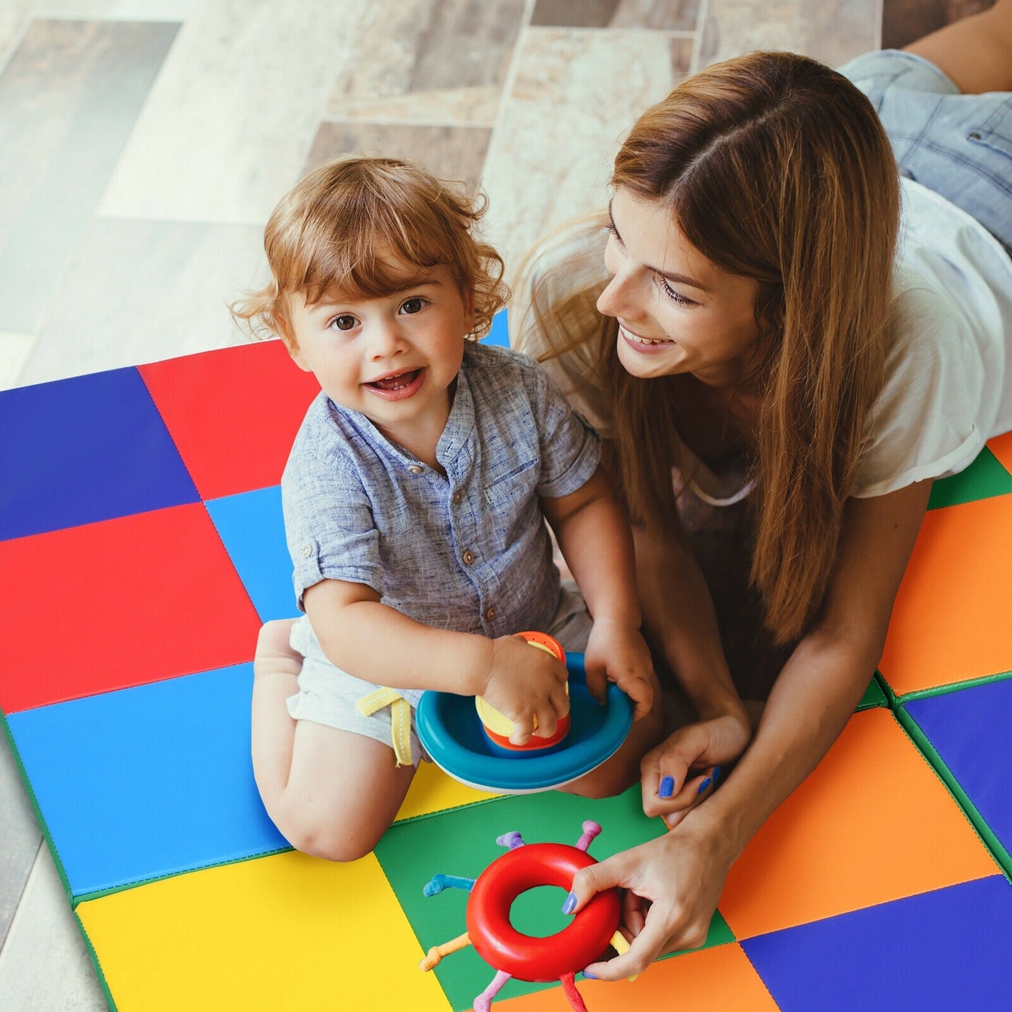58 Inch Baby Folding Activity Floor Mat