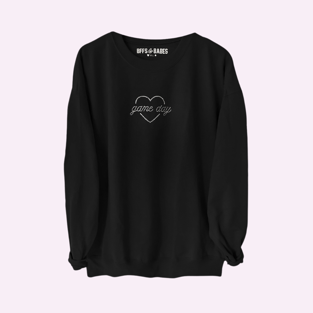 Game Day Shine Rhinestone Sweatshirt